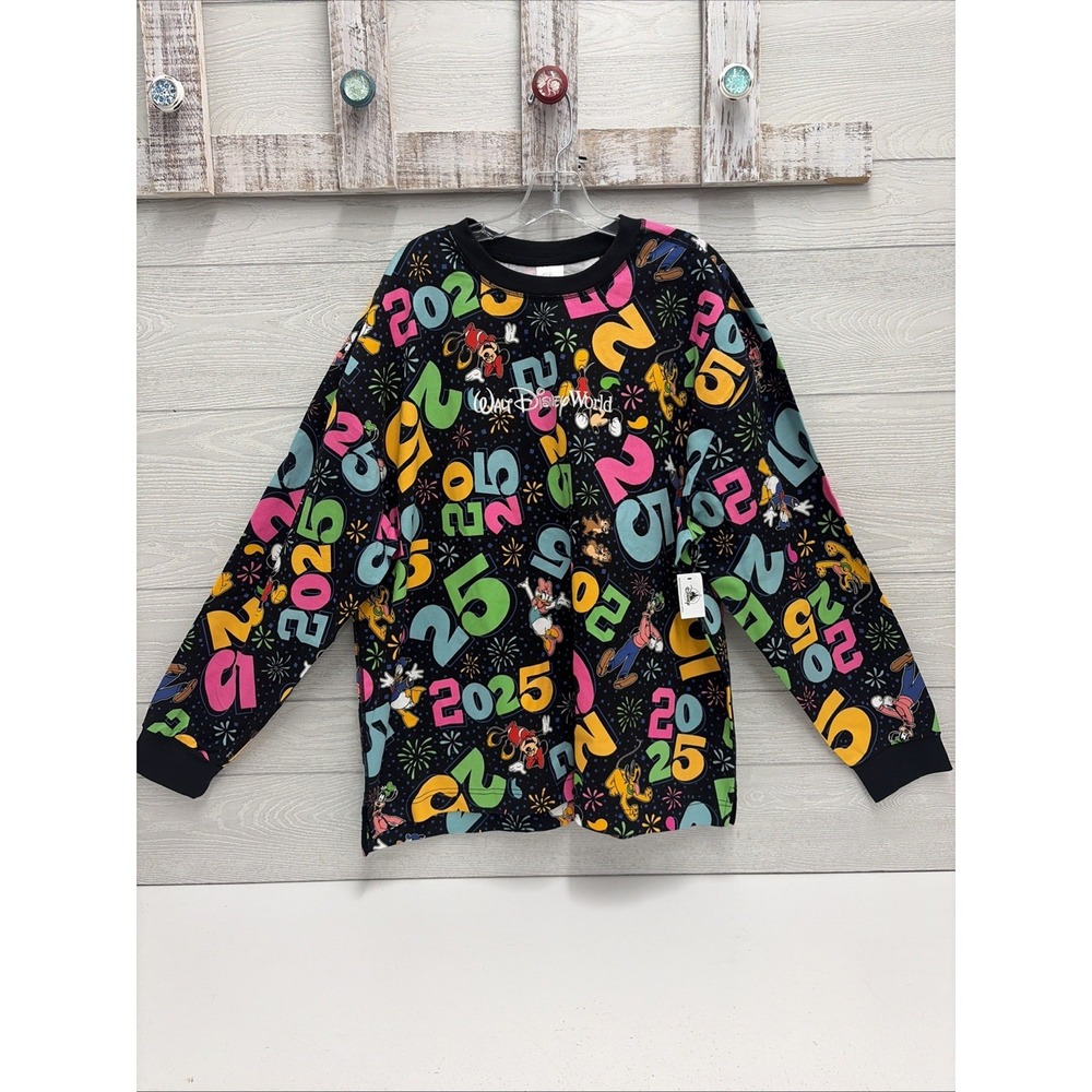 NWT Walt Disney World Resort Pullover Crew Oversized Sweatshirt 2025 Adult L